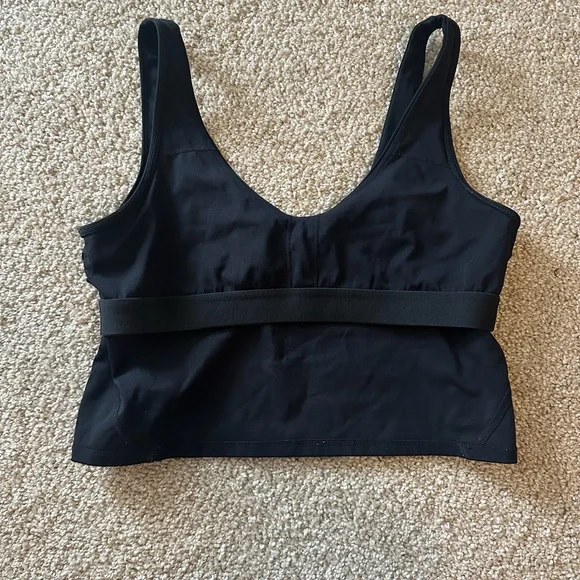 Black Sports Bra - Picture 4 of 5